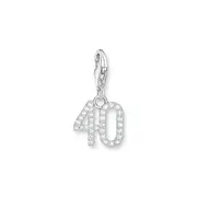 THOMAS SABO Charm Pendant Number "40" Silver