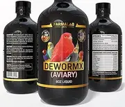 DEWORMX Liquid Extra Strength 60ml Budgies, Parakeet, Finches, Lovebirds Small Caged Birds DEWORMX Liquid Extra Strength 60ml para periquitos, cacatillos, cotorras, Canarios, guacamayos, Quakers