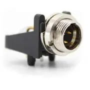 2PC ORION FANS IO-TXLR3-M-PH 3 Pin Male Mini XLR Panel Mount w/ Slotted Round N