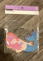 Mermaid Die Cut Out Scrap Booking Party Decoration Sea Decor Cards Classroom