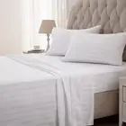 600-Thread-Count Cotton Sheet Set - Luxury Twin XL Size Cooling Bed Sheets & ...
