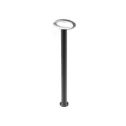 HORUS Garden Bollard Light 9W Oval (Open) Matte Black 3000K IP54 H800mm 355LM