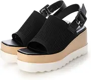 [EVOL] Evor Women's Square Knit Platform Sandals