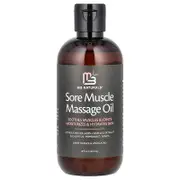 M3 Naturals, Sore Muscle Massage Oil, Sweet Orange & Vanilla, 8 fl oz (240 ml)