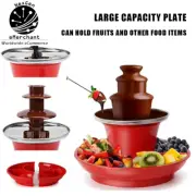 3-Layer Chocolate Fountain Hotpot Machine – DIY Fondue for Parties & Weddings