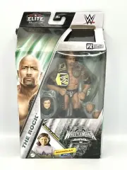 Mattel WWE Elite The Rock WrestleMania Wrestling Build A Figure New In Package