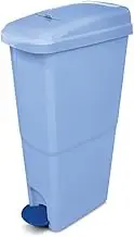 Spruce Hygiene Sanitary Bins for Women 18L Pedal Disposal Bathroom Bin Feminine Waste Bin Female Hygiene Odor Lock Handsfree Durable Plastic Blue Basket Slim Lady Bins for Home Bathroom Kitchen