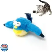 Tyasoleil Flapping Bird Cat Toy with Simulated Chirping and Touch-Activated W