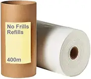 No Frills Refills Nappy Bin Liners - Compatible with Twist & Click Nappy Bin Systems - for Tommee Tippee, Closer to Nature, Diaper Genie - Diaper Trash Bags (400m)