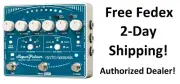 New Electro-Harmonix EHX Super Pulsar Stereo Tap Tremolo Guitar Effect Pedal