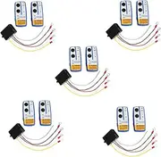 Binxind 5X Wireless Winch Remote Control Switch Lift Gate Hydraulic Pump Dump Bed 12V Recovery Tow Truck