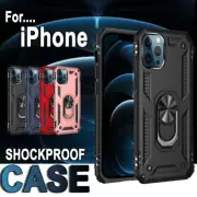 For Apple iPhone 12 Pro Max Mini Heavy Duty Case Shockproof Magnetic Ring Cover