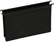 Marbig Pp Suspension File Foolscap Extra Capacity Black Pack5
