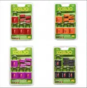Korjo 4 x TSA / HMRC Approved Keyed Travel Locks + 8 Keys - TSALL4