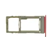 SIM Micro SD Card Tray for Samsung Galaxy Note 10 Lite Red Replacement Parts