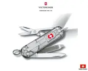 Victorinox Swiss Army Knife 58mm Signature Lite Transparen Grey LED 0.6226.T7