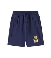 [Moschino Kids] Moschino Kids Teddy Bear cotton jersey shorts Y 6 blue