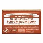 Dr. Bronner Eucalyptus Bar Soap (140 g) Organic Pure Castile Soap Bar 5oz