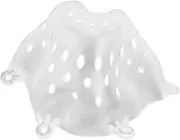 Cattle Nipple Cover, Soft Good Air Permeability 6 Tether Hole Silicone Cow Weaning Hood for Farm for Calf