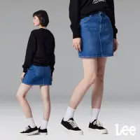 在飛比找momo購物網優惠-【Lee 官方旗艦】女裝 牛仔短裙 / 彩色LEE JEAN