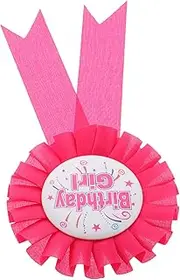 HAWILLOSCH Celebration Accessory Happy Birthday Badge Tinplate Party Badges Rosette Button Pins for Event