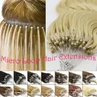 CLEARANCE 300S Micro LOOP Bead Rings 100% Real Remy Human Hair Extensions BLONDE