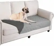 80 180cm Dark Grey Waterproof Non Slip Dog Bed Cover Pet Blanket Sofa Pet Bed Mat Car Incontinence Mattress Protectors Furniture Couch Cover
