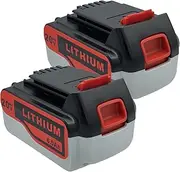 NEWSTARELEC 6.0Ah Battery & Chargr For Black Decker 18V 20V BL4018XE LB2X4020 LBXR2020 (Battery*2)
