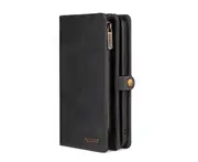 C30 Black Smartphone Protective Diagonal Wallet Cover for iPhone 14 Pro Max 6.7 inch