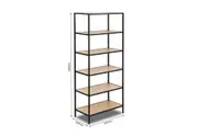 KRAMER 6 Tier Bookcase