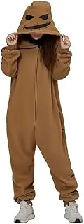 [VintageCos] Adult Oogie Boogie Costume Unisex Jumpsuit Nightmare Villain Costume Jack Skellington Sleepwear