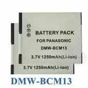 2pcs DMW-BCM13E BCM13PP Battery For Panasonic Lumix DMC-ZS30 ZS27 DMC-TZ41 TS5