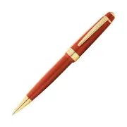 Cross Bailey Light Ballpoint Pen in Glossy Burnt Orange Resin with Gold Trim NEW