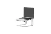 3SixT Silver Aluminum Portable Foldable Ergonomic Laptop Mount Stand Tray Holder