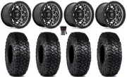 Fuel Unit 15" Wheels Gunmetal 30" Intersect Tires Sportsman RZR Ranger