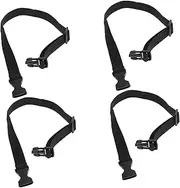 HOMSFOU 4pcs Adjustable Buckle Straps for Luggage Elastic Connector Straps for Suitcases and Backpacks Lightweight Multi Functional Design for Outdoor Travel and Safety