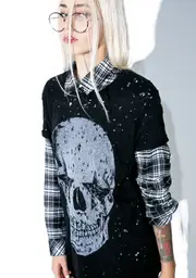 [Lauren Moshi] Bess Roll-Up Vintage Tee