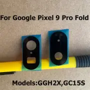 1set Rear Camera Glass Lens with adhesive Parts For Google Pixel 9 Pro Fold