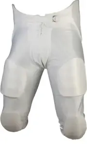 Cramer Dazeel Game Pants Youth 2XL White 100% Polyester High-Rise 7 Pad New