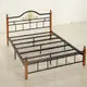 obis 床 床架 鐵床架 雙人鐵床架 哈薩爾5尺鐵床/鐵架床