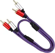 LOLIPPYY Rca Cable Shielded Audio Cable for Tv Speakers and Amplifiers High Fidelity Sound 0.5m