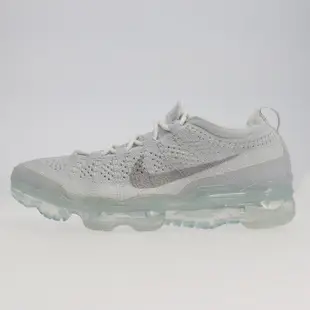 Nike 休閒鞋 Air VaporMax 2023 FK 針織襪套 慢跑鞋 白銀 零碼福利品【ACS】