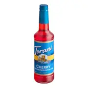 Torani Sugar-Free Cherry Flavoring Syrup 750 mL Plastic Bottle 880604123