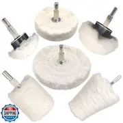 Tworider 6 pcs Buffing Wheel for Drill,Buffing Pad Polishing Wheel Kits,Wheel