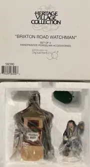 NEW Dept 56 Heritage Village Accessories, Brixton Road Watchman