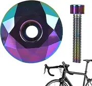 Bikes Headset Top Caps - Safe Non-Slip Headset Top Caps - Waterproof Bikes Stem Cover Cycling Accessories for Road Bikes Mountain Bikes
