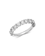 Bloomingdale's Fine Collection Diamond Shared Prong Band Ring in 14K White Gold, 1.50 ct. t. w.