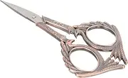Anneome Stylish Compact Eyebrow Scissor Portable Beauty Scissors Reusable Stainless Steel for Home Needlework