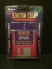 Avery Ejector Case 3.5” Diskette Protective Pop-Up Case 2 Easy View Cases NIP OS