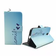 Phone Case for Samsung Galaxy S4 Case Wallet Cover 360 Case Bumper Blau